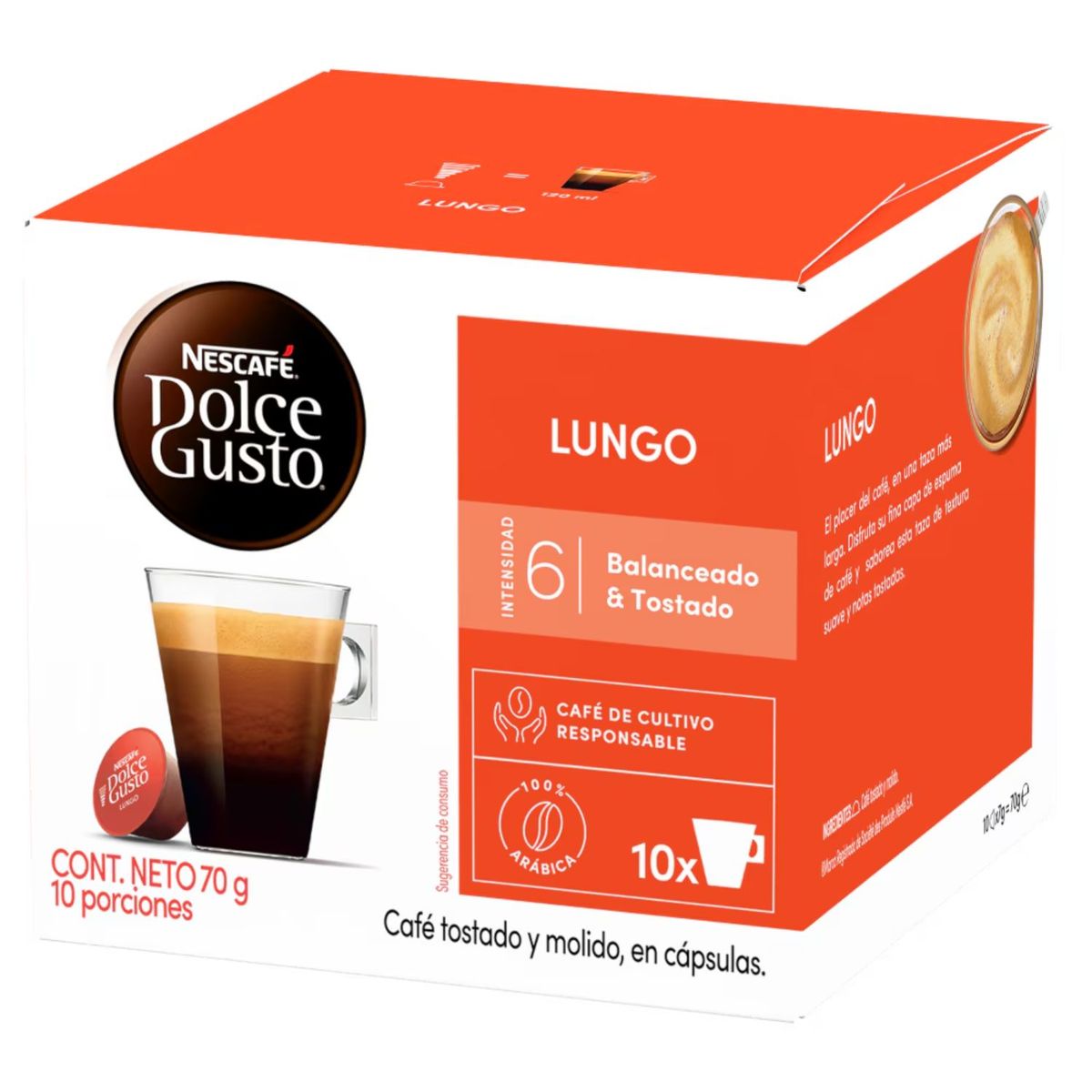 DOLCE GUSTO - LUNGO DOLCE GUSTO 70 GR
