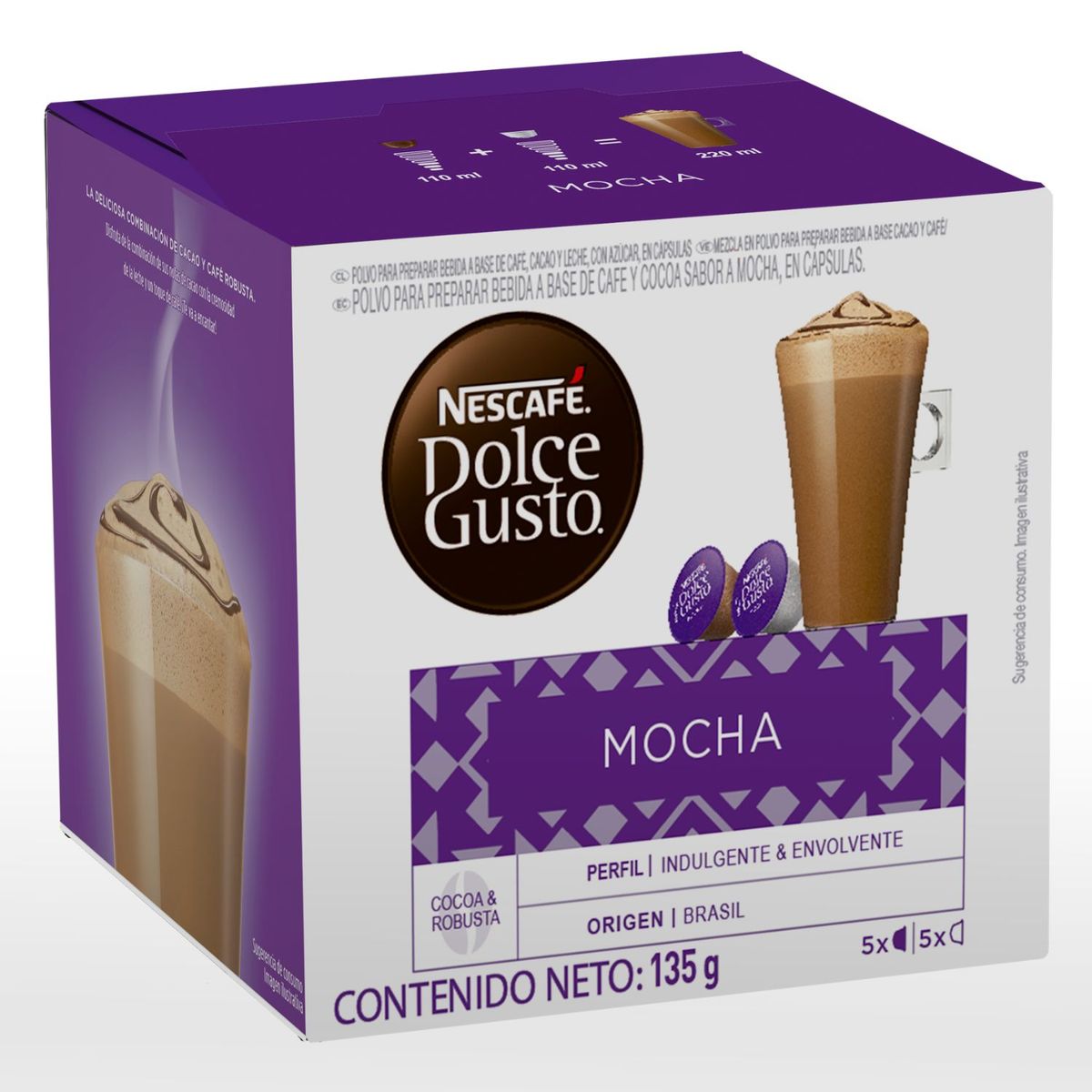 DOLCE GUSTO - Cápsulas de Café Dolce Gusto Mocha 10 Un