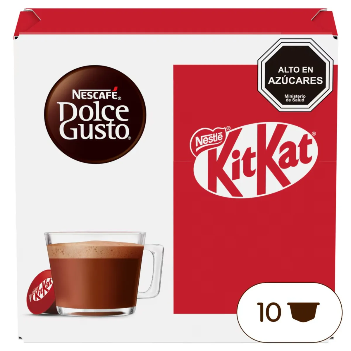 DOLCE GUSTO - Cápsulas de Café Dolce Gusto Kit Kat 10 Un