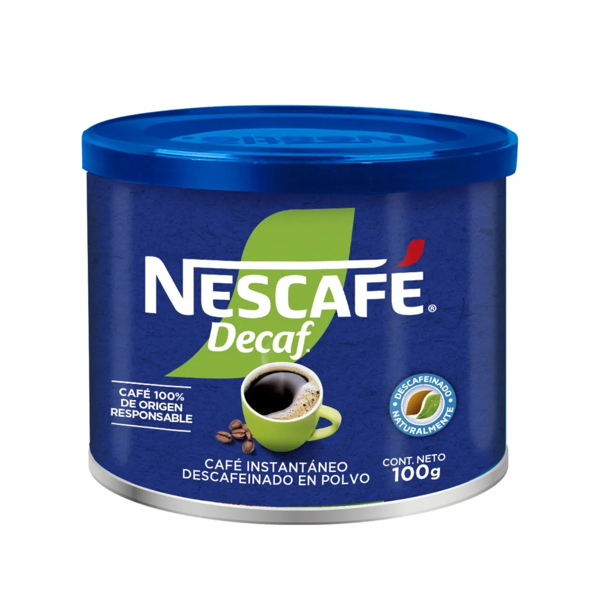 NESCAFE - Café Instantáneo Descafeinado Nescafe Tarro 100 g