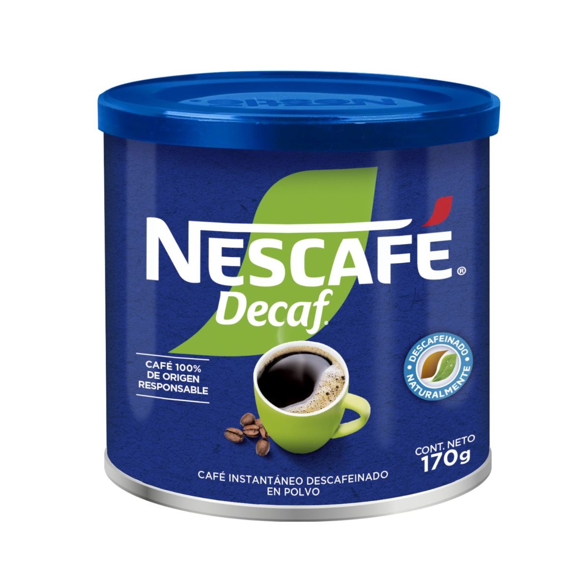NESCAFE - Café Instantáneo Descafeinado Nescafe Tarro 170 g