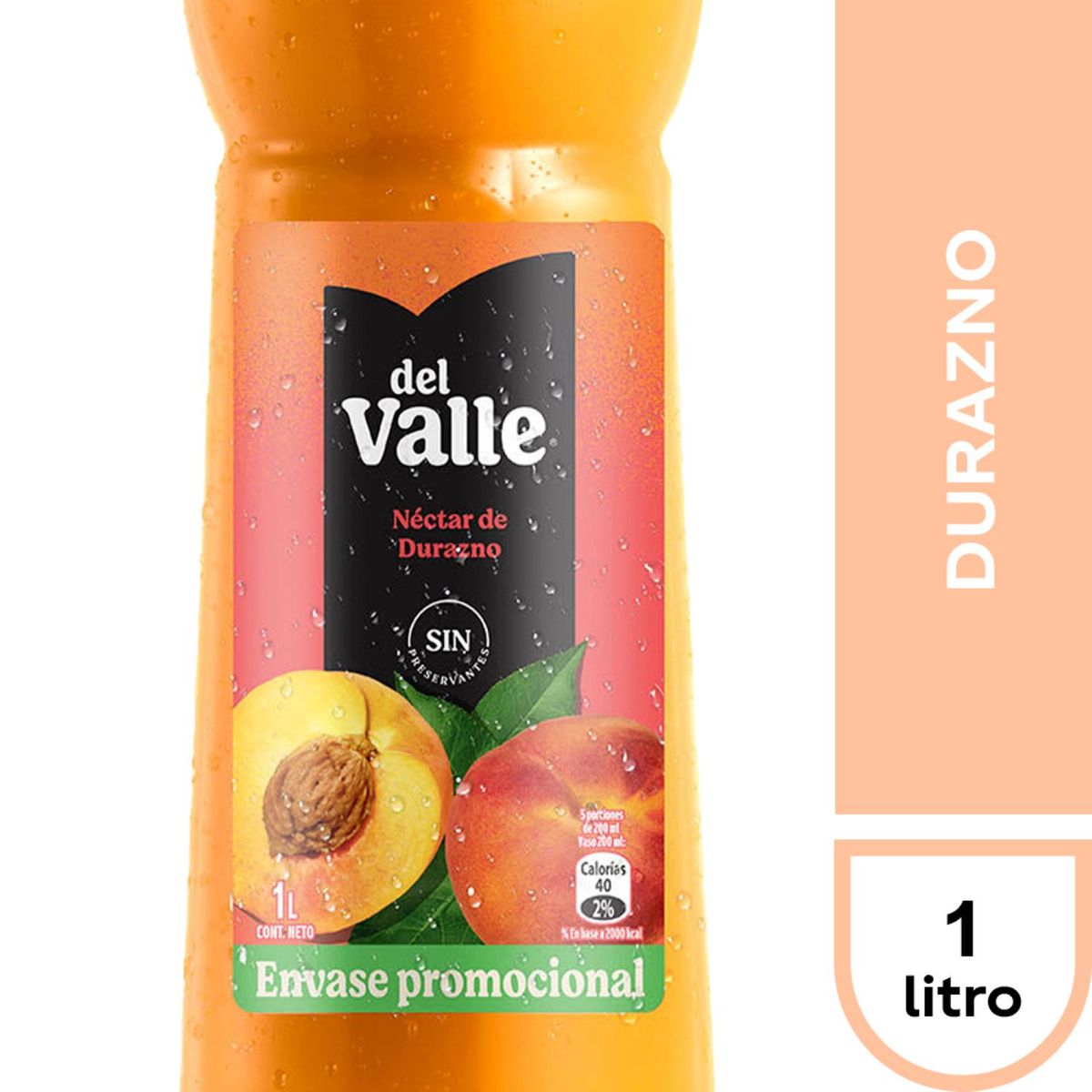DEL VALLE - Néctar del Valle Durazno 1 lt