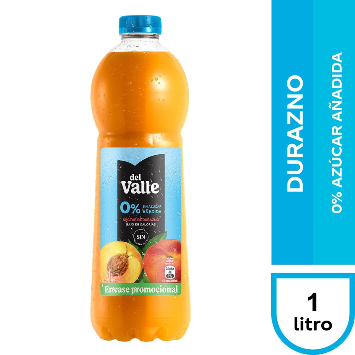 DEL VALLE - Néctar del Valle Durazno Light 1 lt