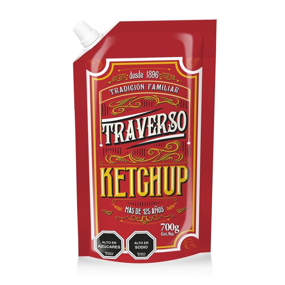 TRAVERSO - Ketchup Vintage Doypack Traverso 700 g