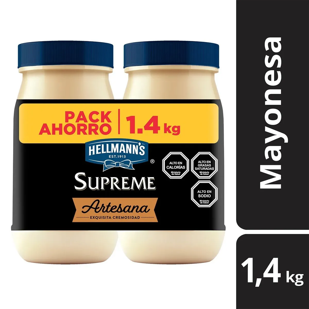 HELLMANN'S - Pack Mayonesa Artesana Hellmanns Supreme 2 x 735 g