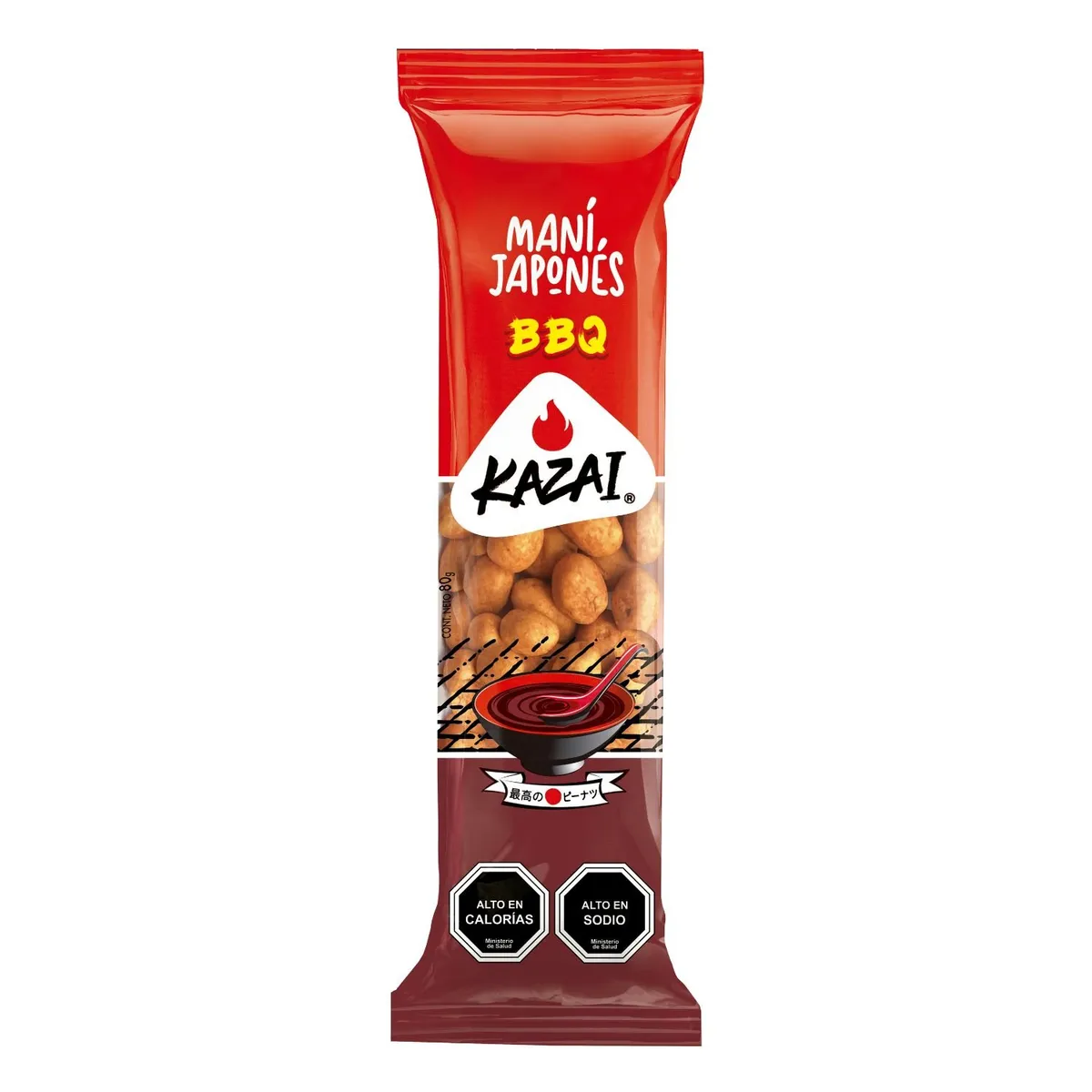 KAZAI - Maní Japonés Kazai Bbq 80 g
