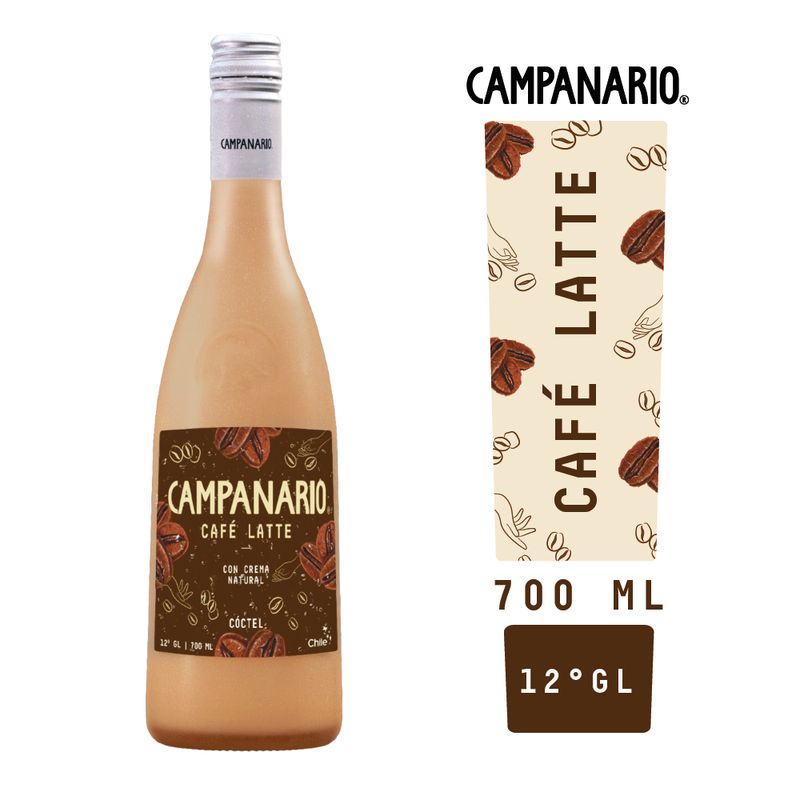 CAMPANARIO - Cóctel Café Latte Campanario 12° 700 ml