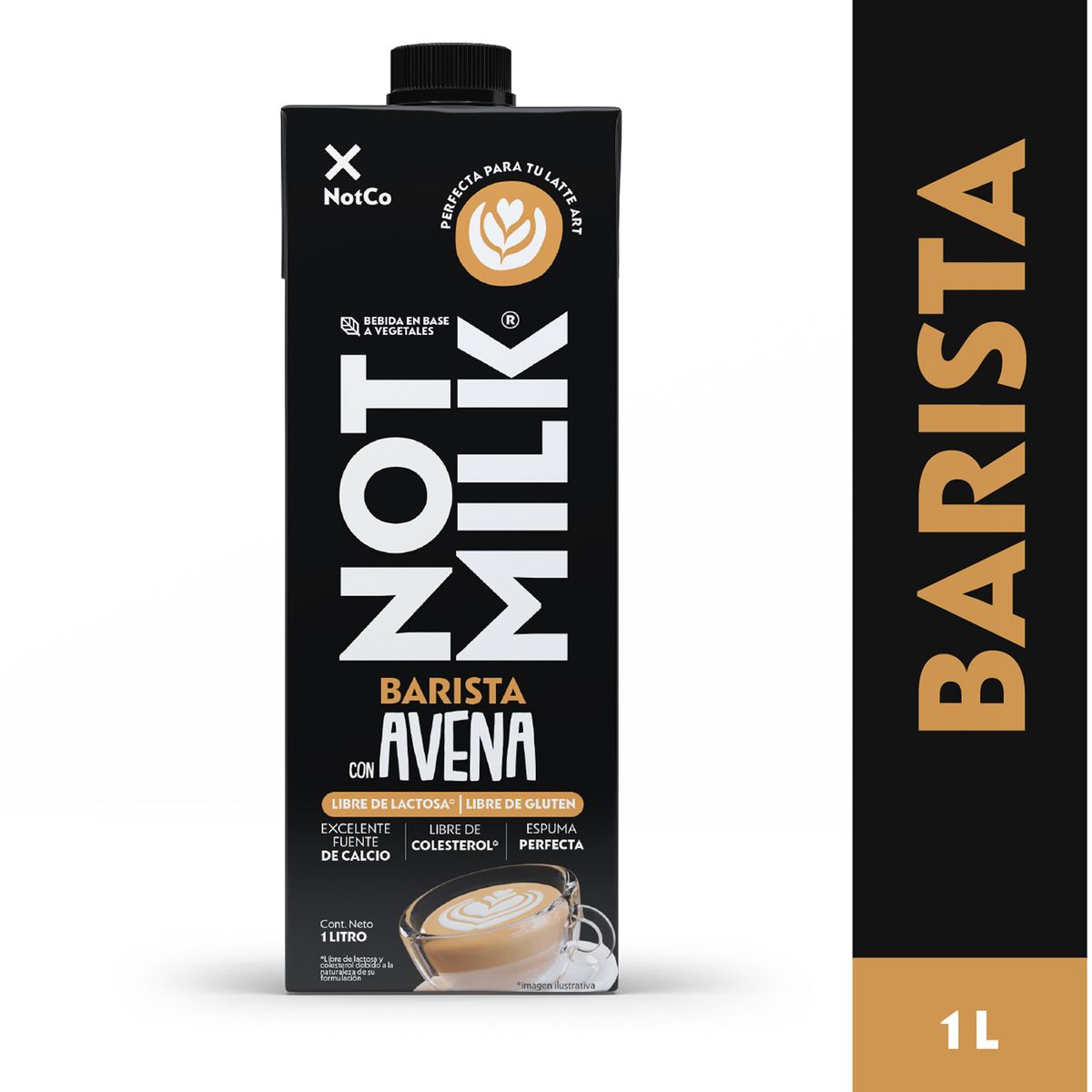 NOT MILK - Bebida Vegetal NotMilk Barista Con Avena 1 L
