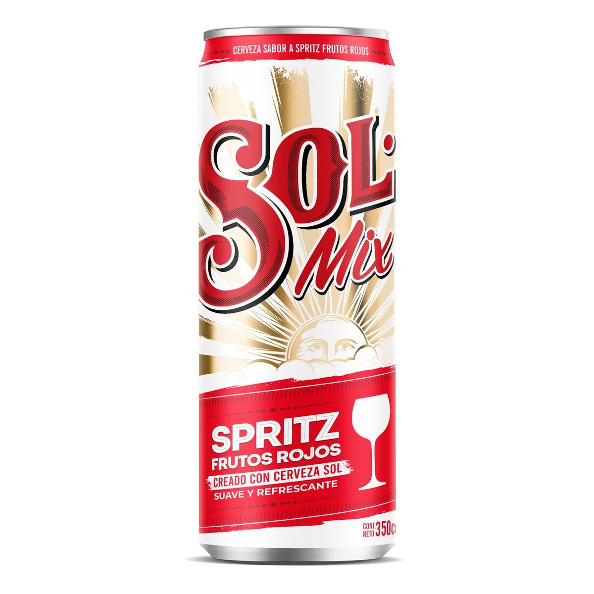 SOL - Cerveza Sol Mix Spritz Frutos Rojos Lata 4.2° 350 ml