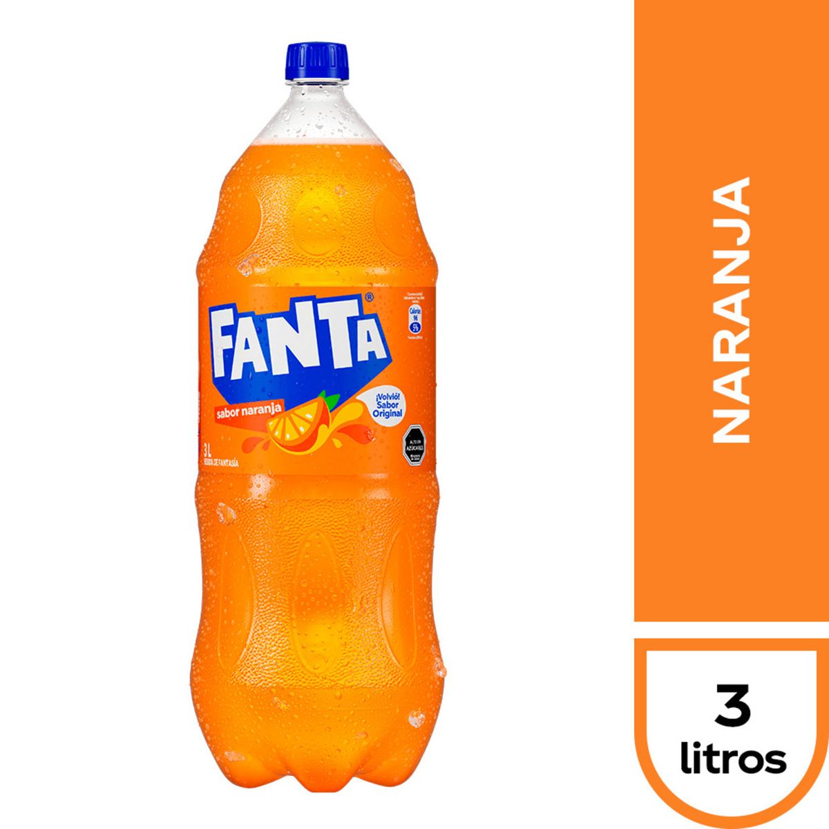 FANTA - Bebida Fanta Original 3 Lt