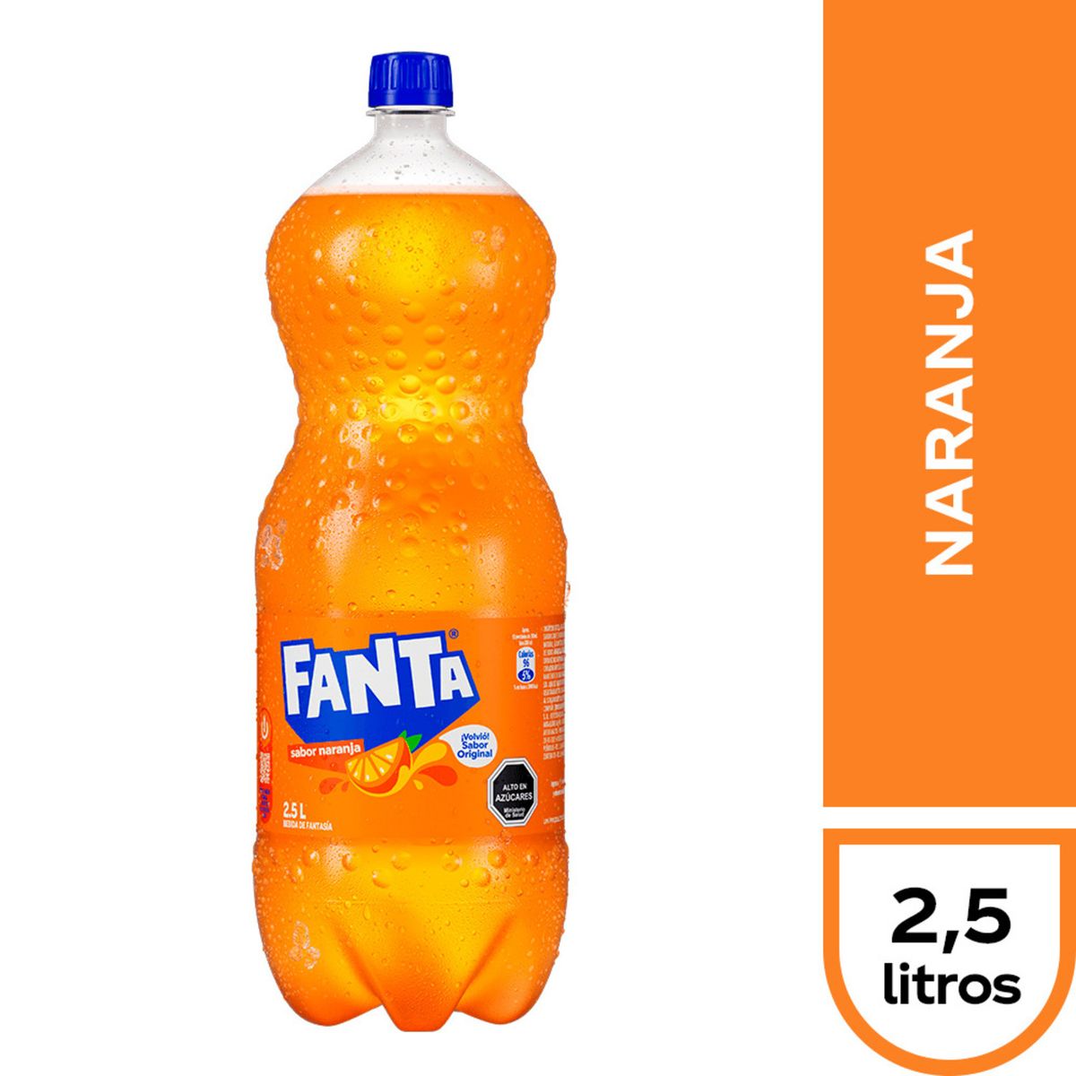 FANTA - Bebida Fanta Original 2.5 Lt