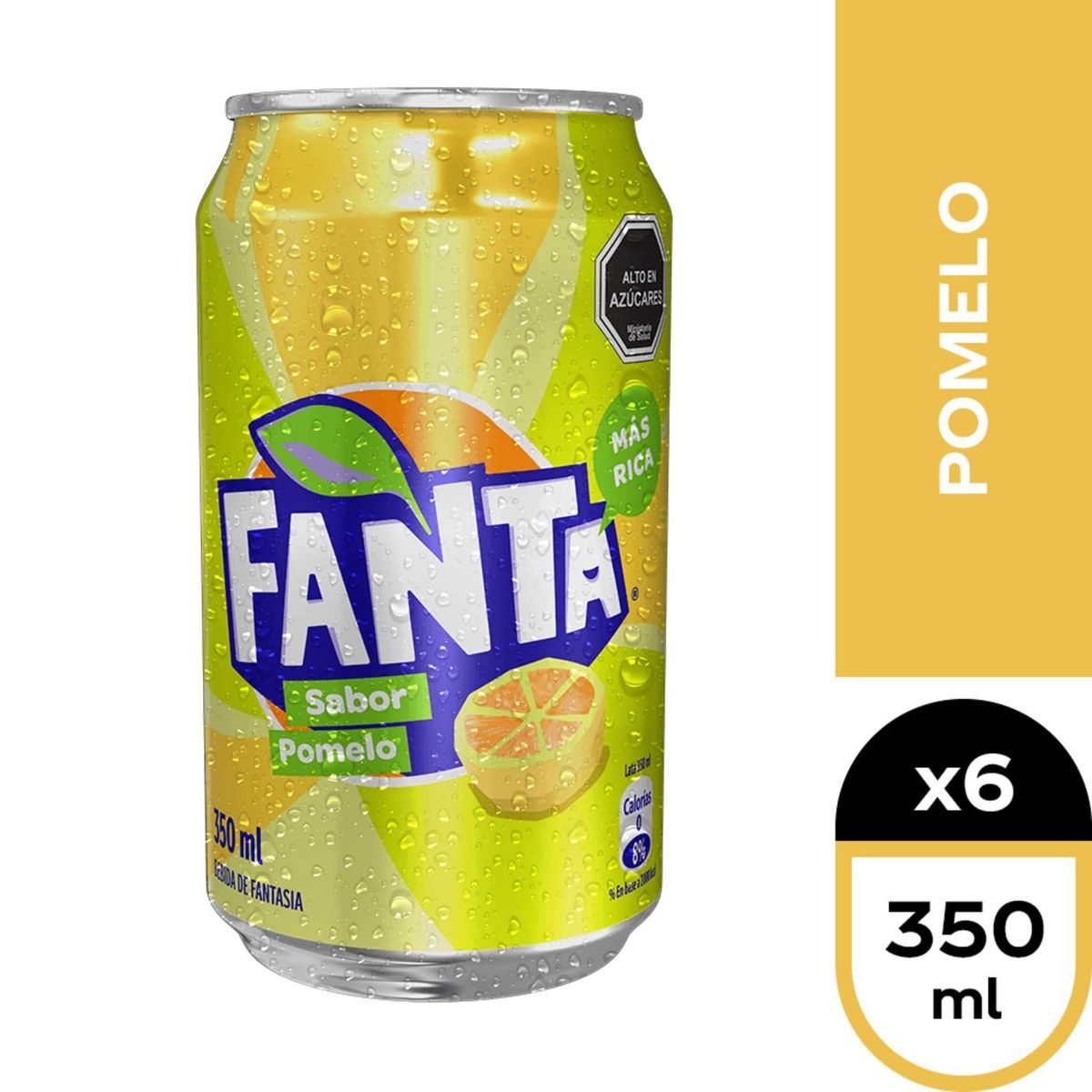 FANTA - GASEOSA POMELO FANTA 6X350 ML