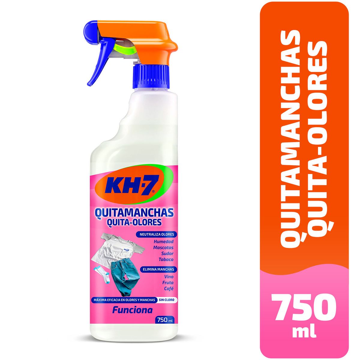 KH7 - Quitamanchas Quita Olores Oxy Effect Gatillo KH7 750 ml