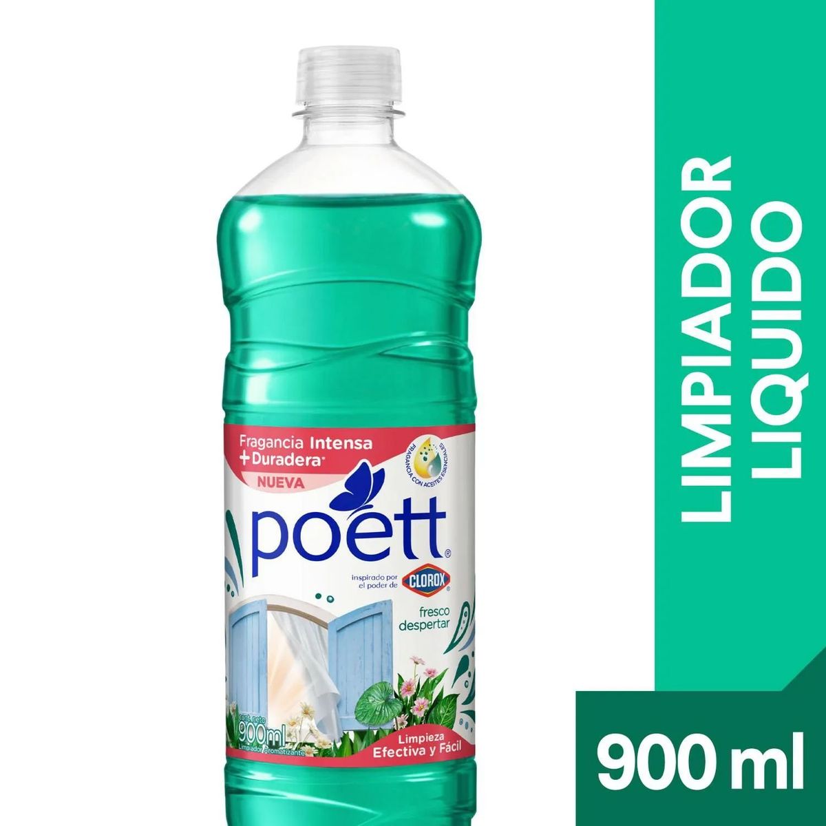 POETT - Limpiador de Piso Poett Fresco Despertar 900 ml