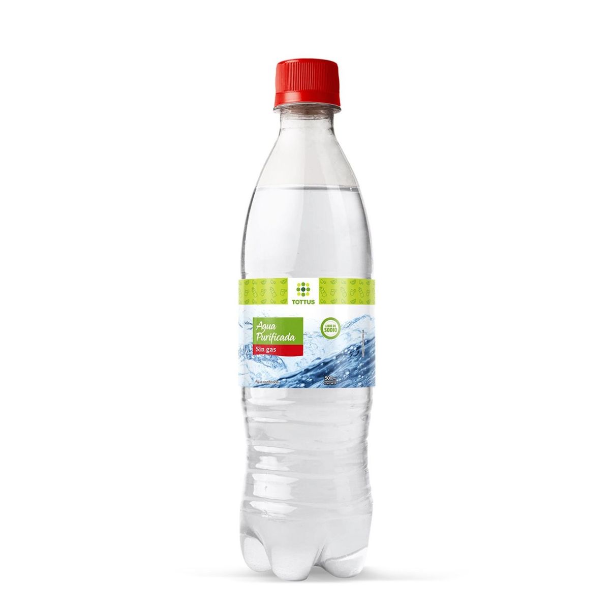 TOTTUS - Agua Purificada Sin Gas Tottus 500 ml