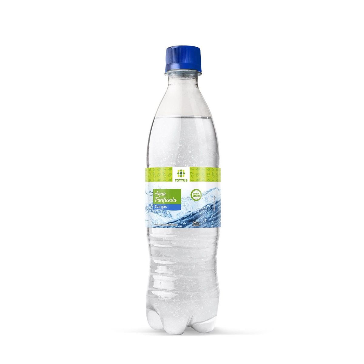 TOTTUS - Agua Purificada Con Gas Tottus 500 ml