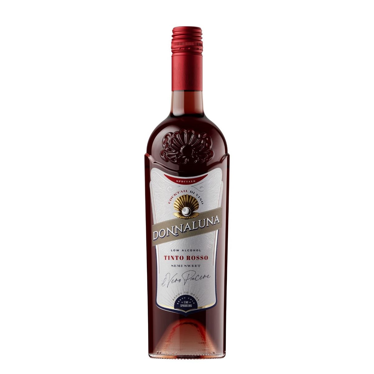 DONNALUNA - Cóctel de Vino Tinto Rosso Donnaluna 5.5° 750 cc