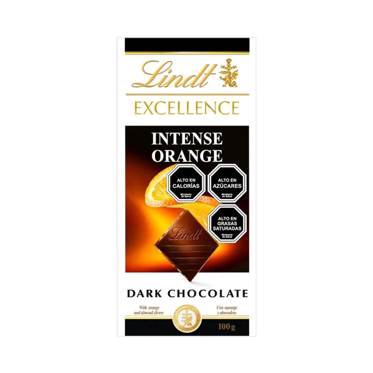 LINDT - Chocolate en Barra Intense Dark Orange Lindt 100 g