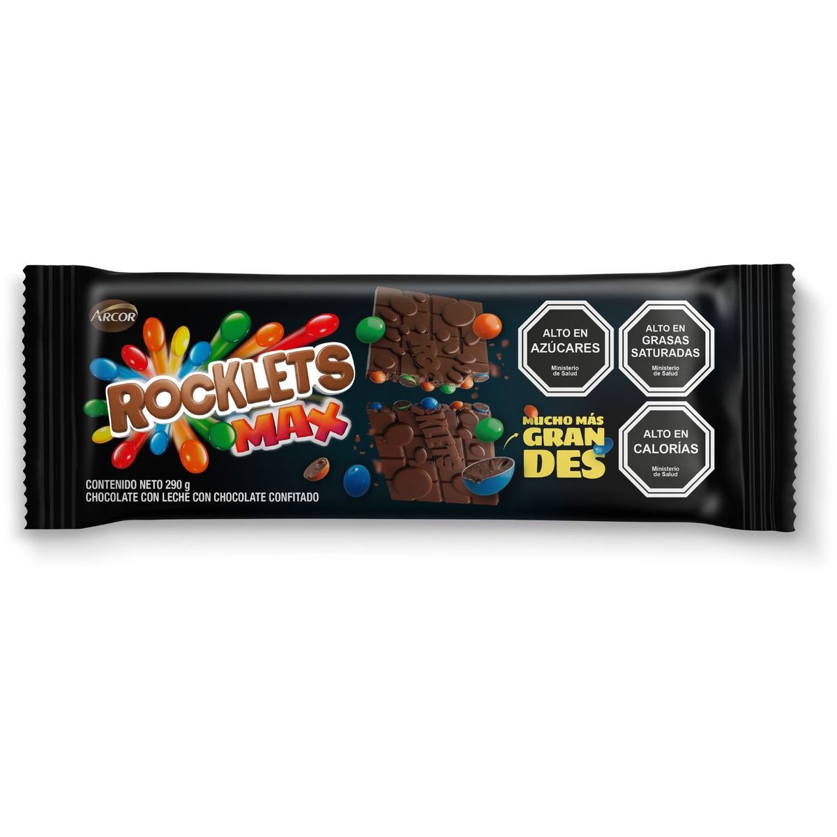 ROCKLETS - Chocolate en Barra Rocklets Max 290 g