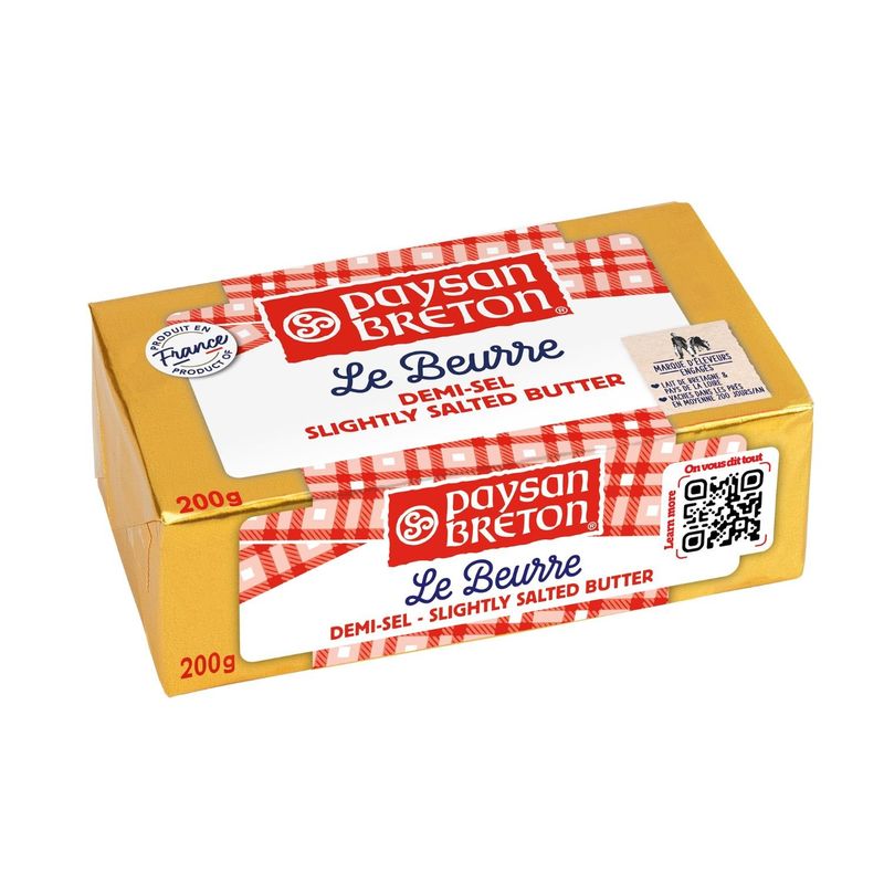 PAYSAN BRETON - Mantequilla con Sal Demi-Sel Paysan Breton 200 g
