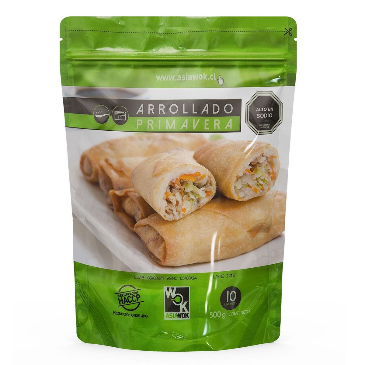  - Arrollados Primavera Congelados Asia Wok 10 Un
