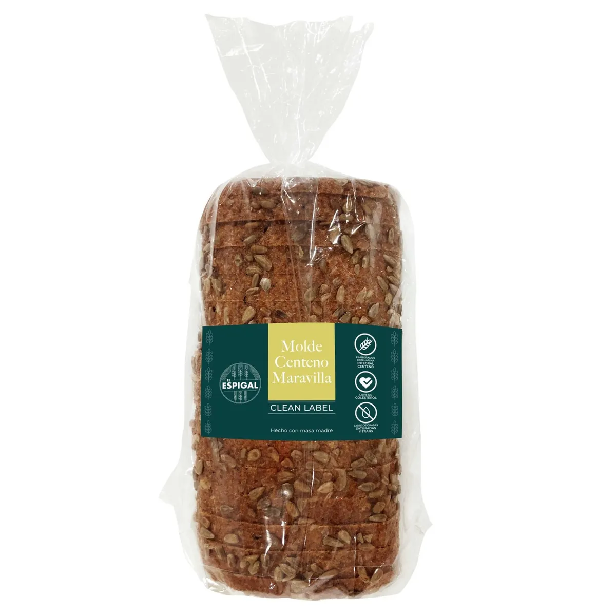 EL ESPIGAL - Pan de Molde Integral Centeno y Maravilla El Espigal 880 g