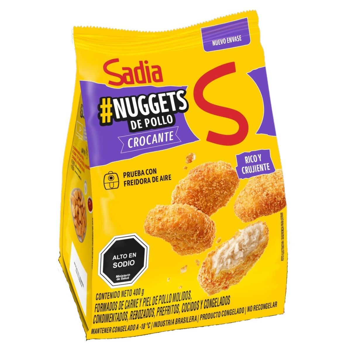 SADIA - Nuggets de Pollo Crocante Congelados Sadia 400 g