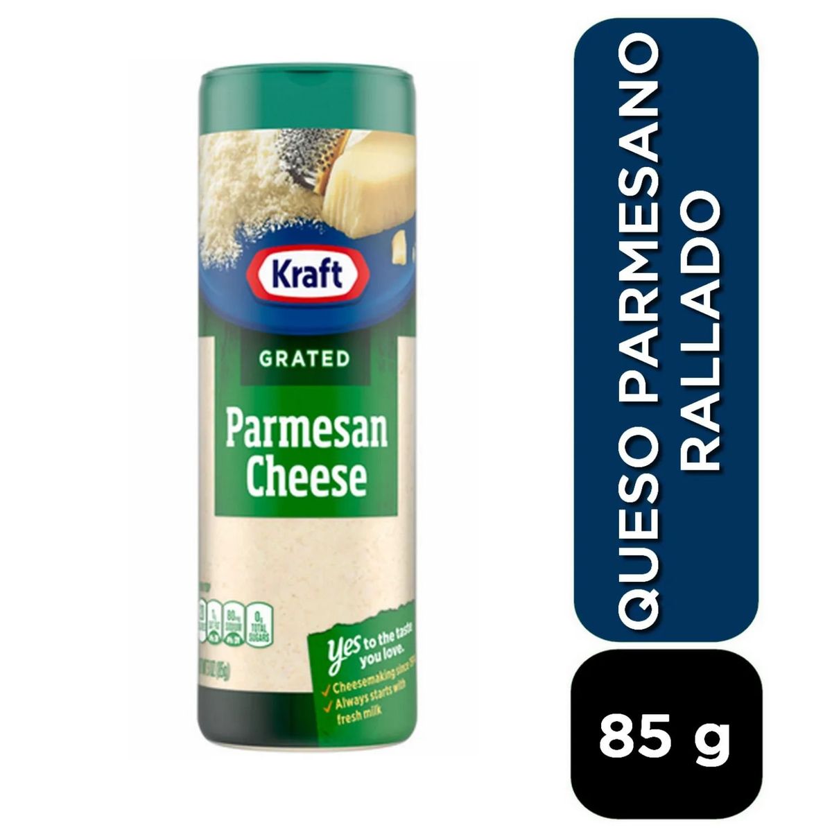 KRAFT - Queso Parmesano Rallado Kraft 85 g