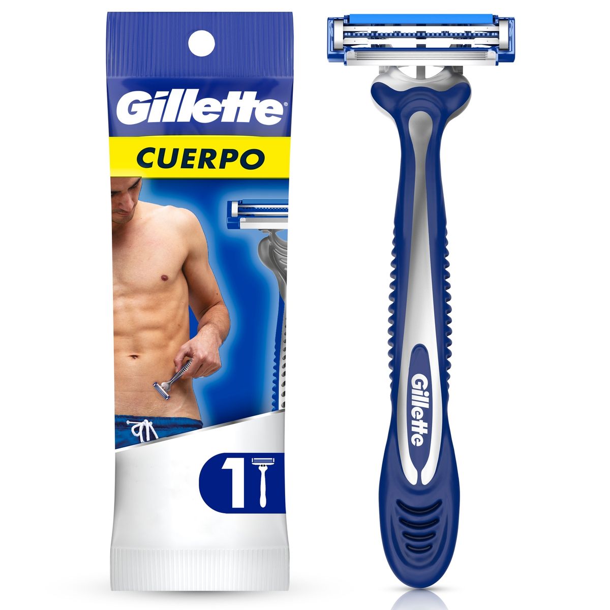 GILLETTE - Máquina de Afeitar Cuerpo Gillette Un