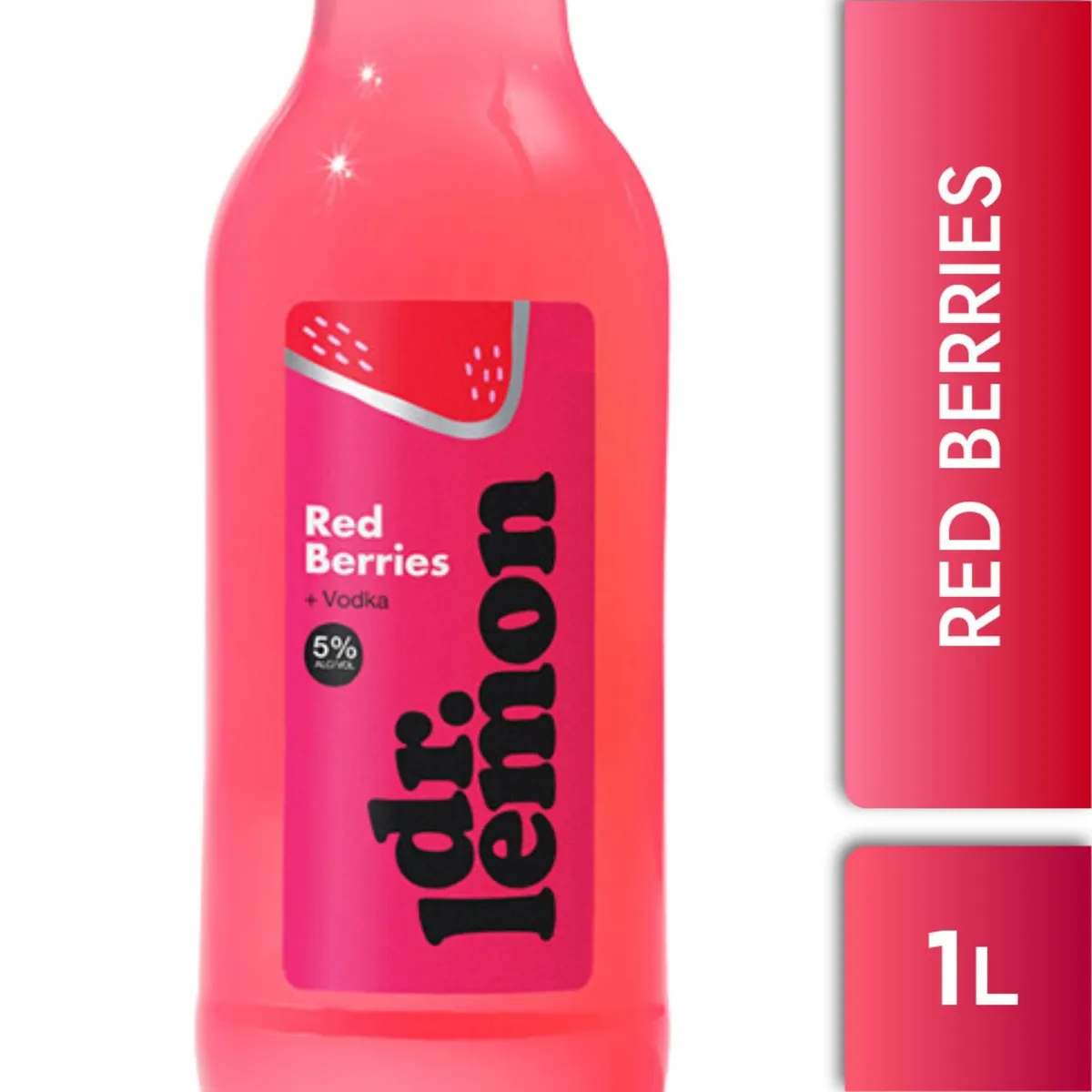 DR LEMON - Cóctel Red Berry Dr Lemon 5° 1 Lt