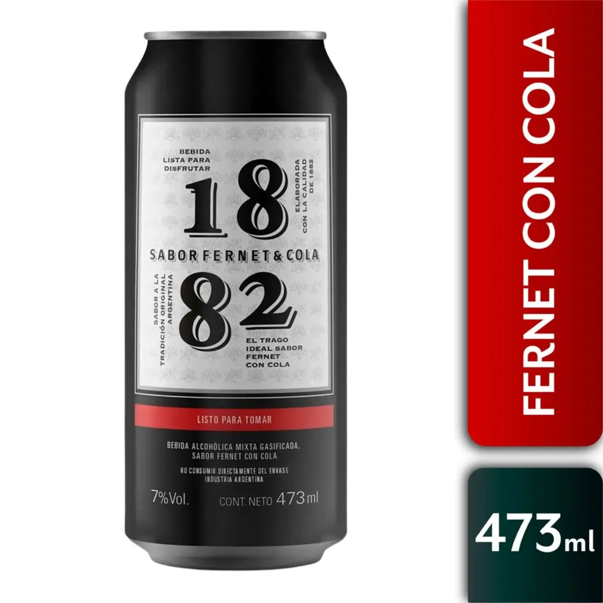 1882 - Fernet con Cola 1882 Lata 7° 473 ml