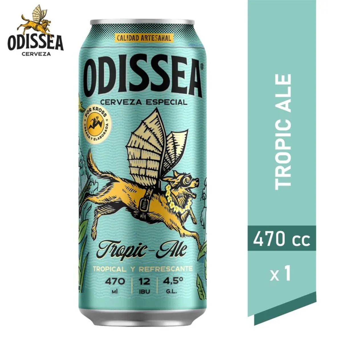 ODISSEA - Cerveza Tropic Ale Odissea 4.5° 470 cc