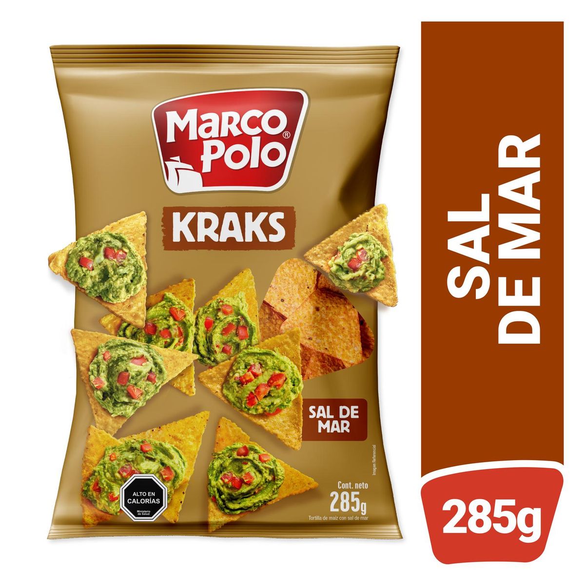 MARCO POLO - Tortillas Kraks Sal de Mar Marco Polo 285 g