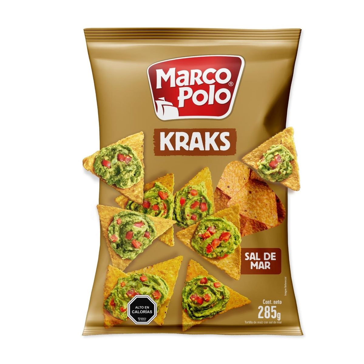 MARCO POLO - Tortillas Kraks Sal de Mar Marco Polo 285 g