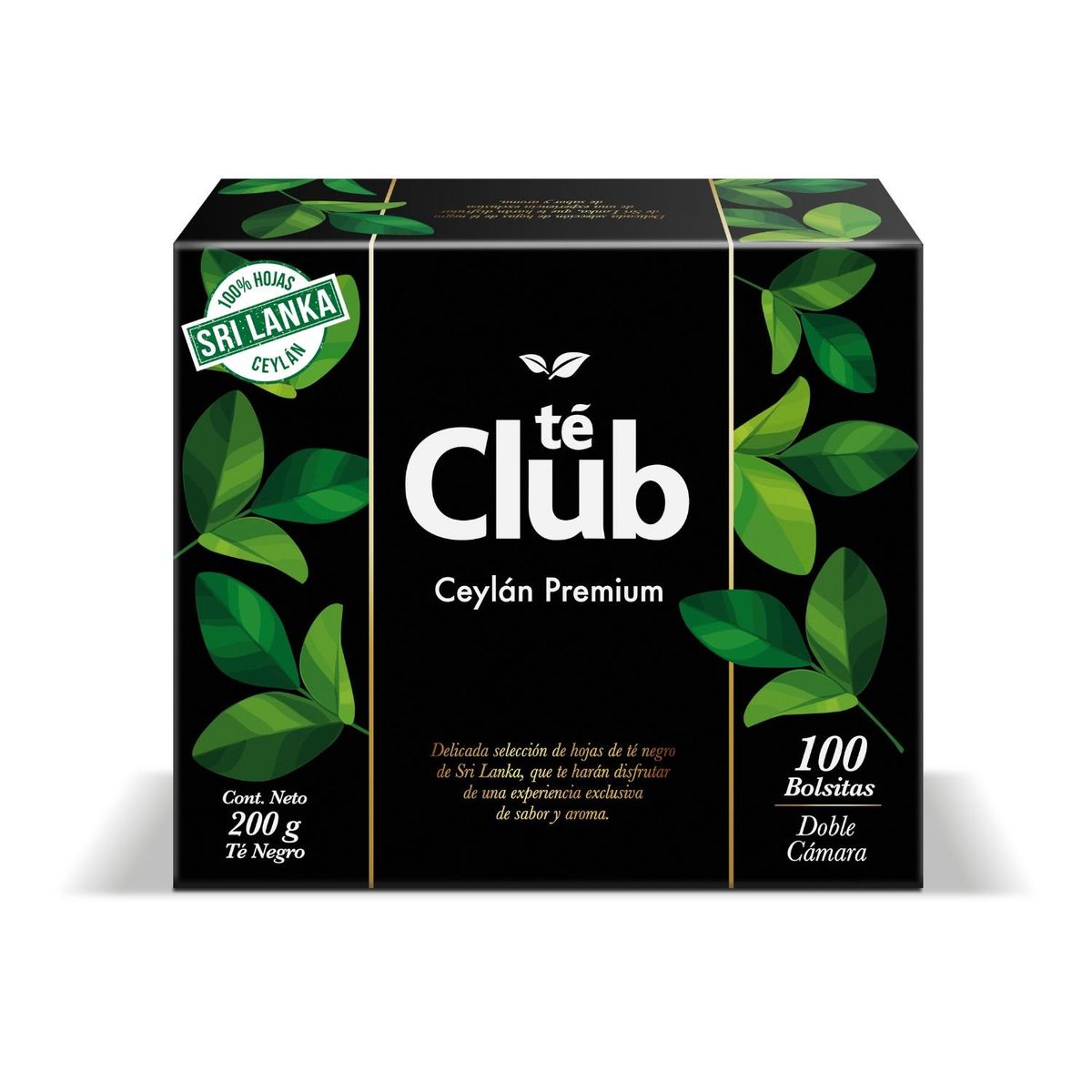 TE CLUB - Té Ceylan Premium 100 Un