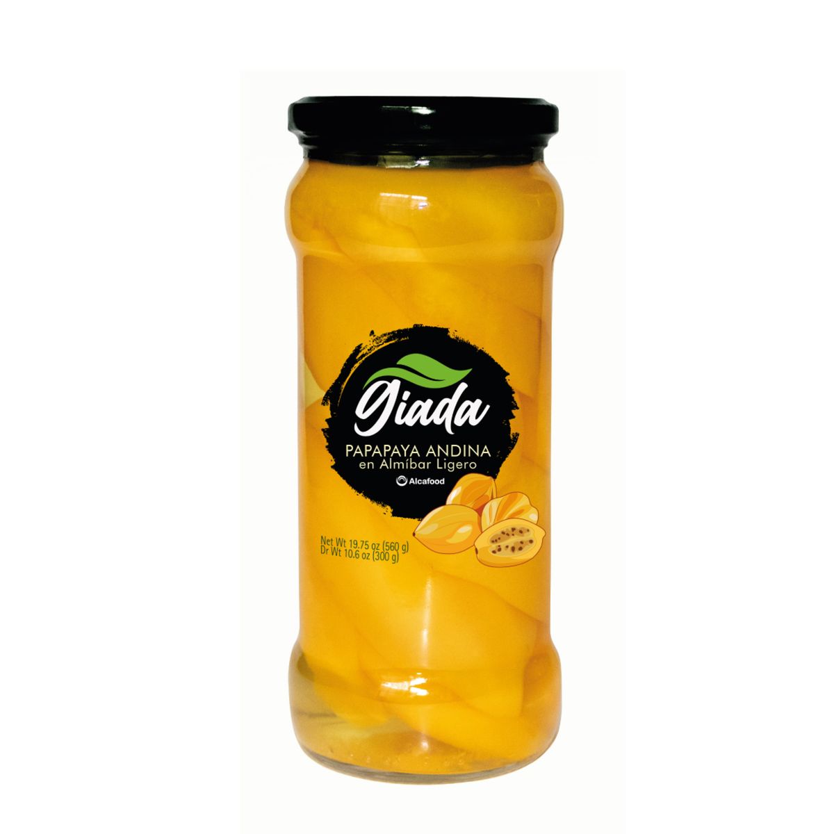 GIADA - Papaya Andina al Jugo Giada 580 g