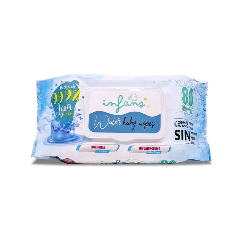 INFANS - Toallitas Húmedas Infans 99.9% Agua 80 un