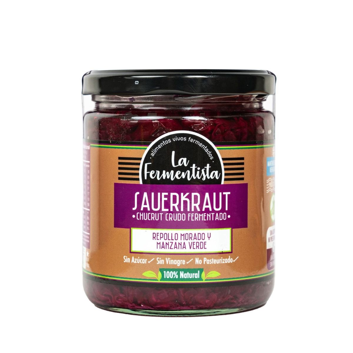 LA FERMENTISTA - Chucrut Fermentado Purpura La Fermentista 400 g