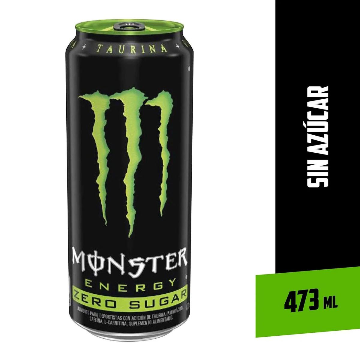 MONSTER - Bebida Energética Energy Zero Monster 473 ml
