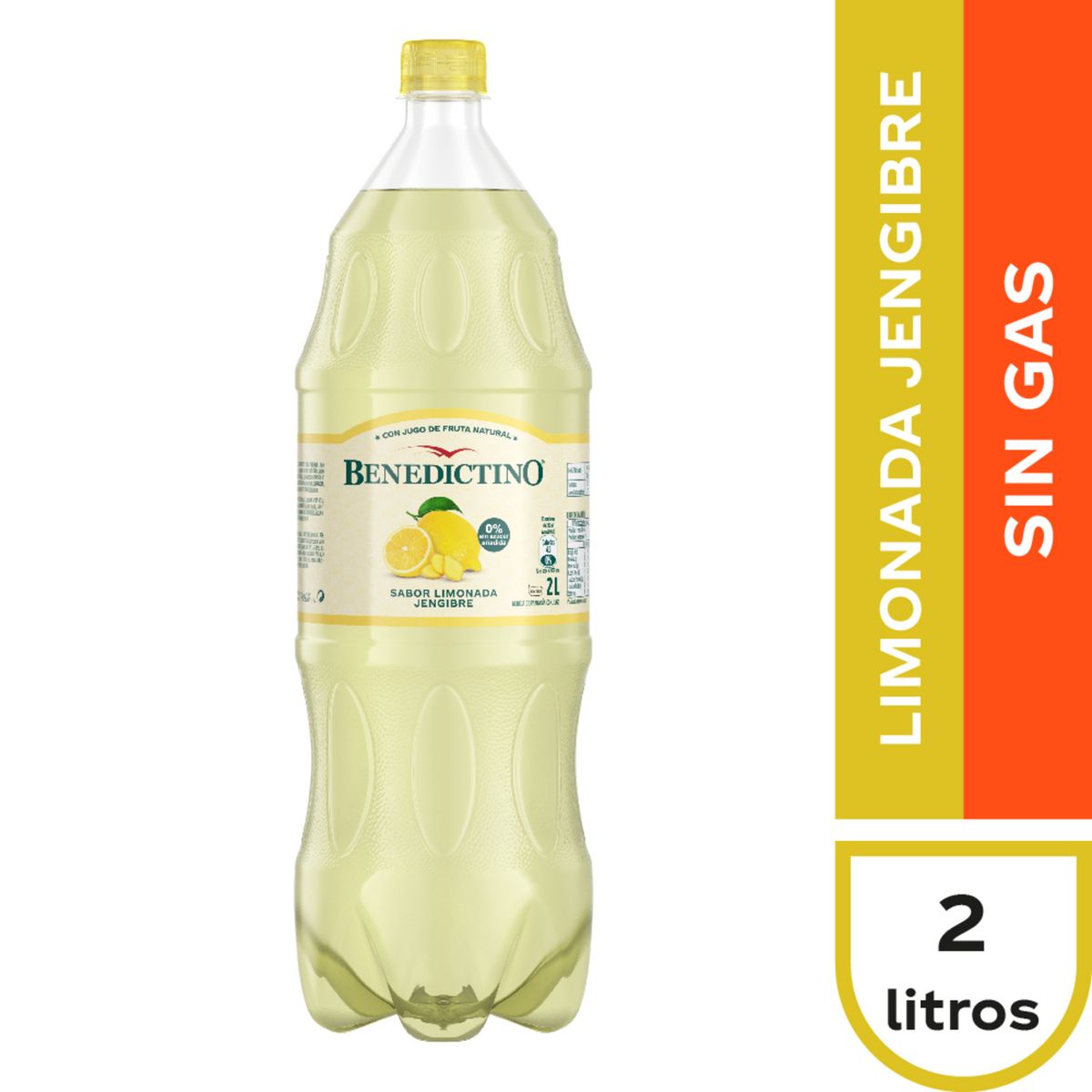 BENEDICTINO - AGUA SAB LIMONADA JENGIBRE BENEDICT 2 LT