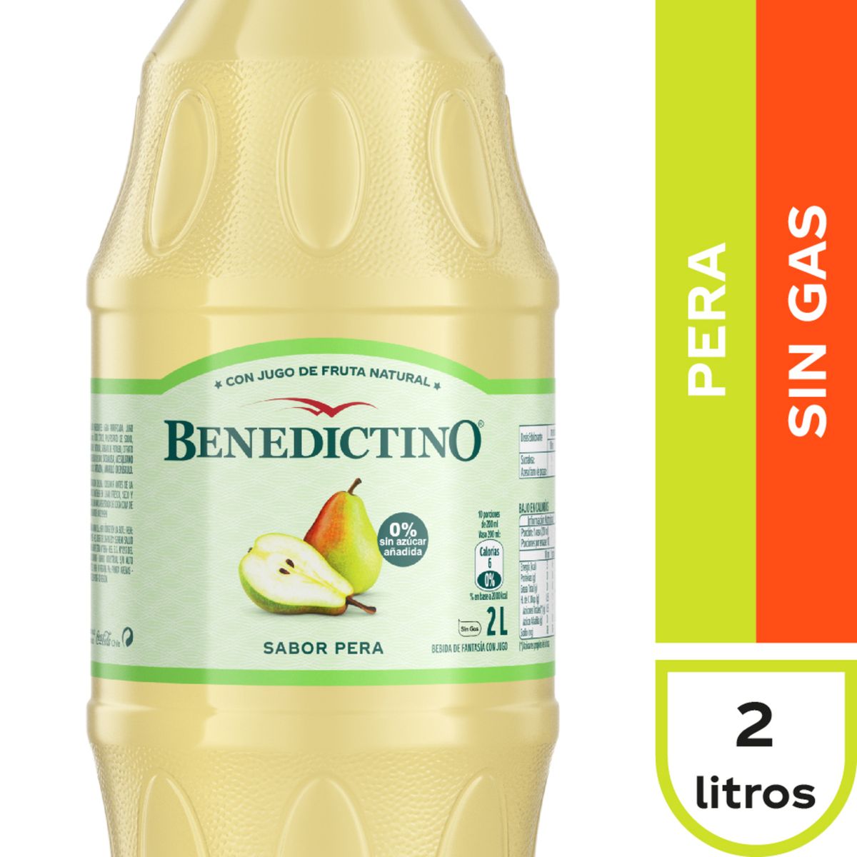 BENEDICTINO - AGUA SAB PERA BENEDICTINO 2 LT