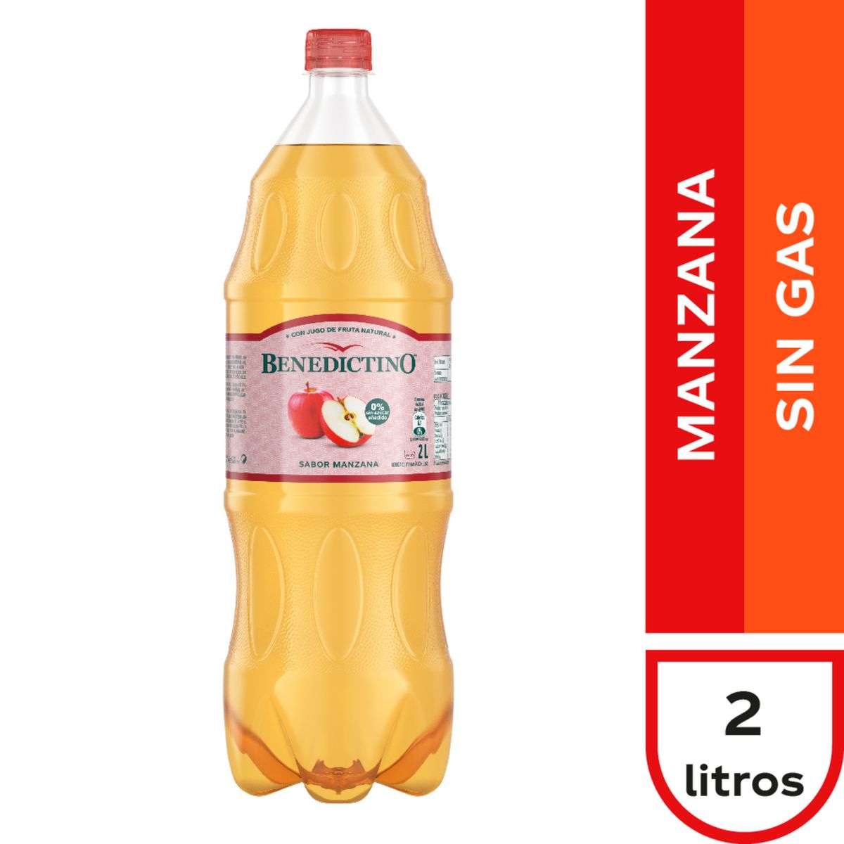 BENEDICTINO - AGUA SAB MANZANA BENEDICTINO 2 LT
