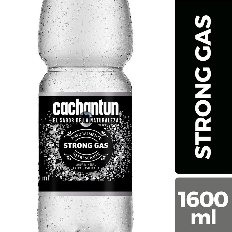 CACHANTUN - Agua Mineral Strong Extra Gasificada Cachantun 1.6 L