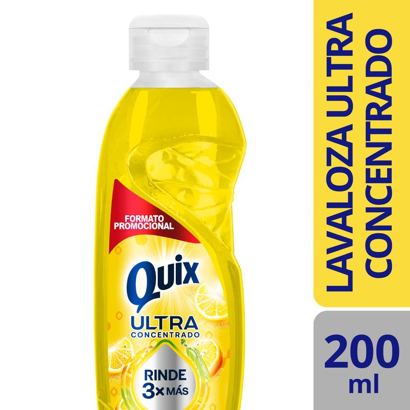 QUIX - Lavalozas Quix Ultra Concentrado 200 ml