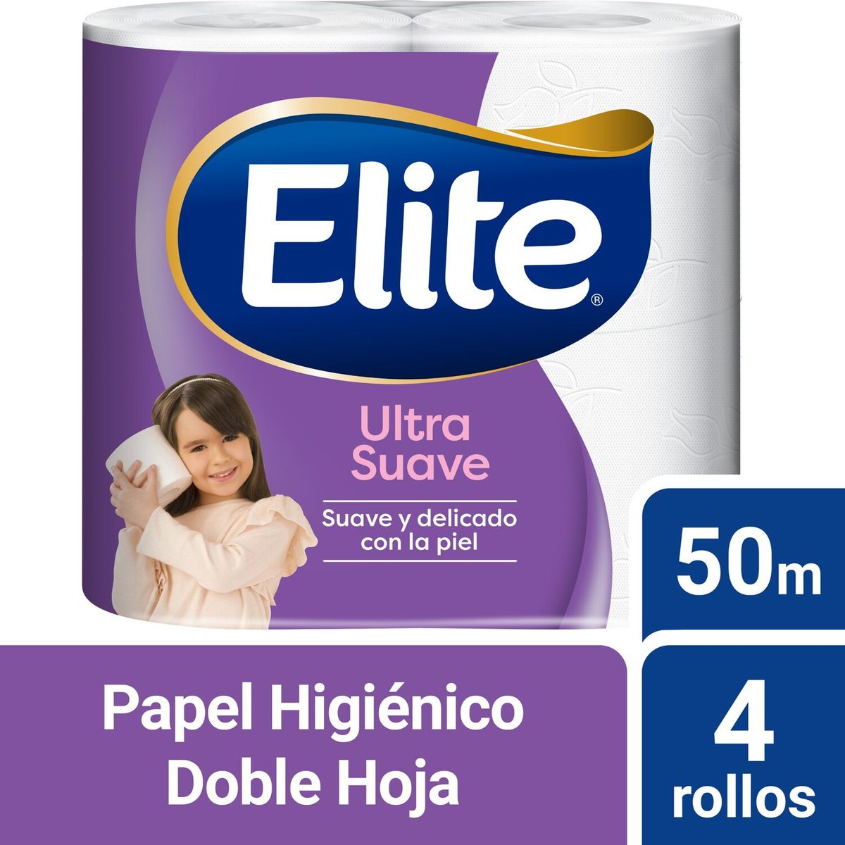 ELITE - Papel Higiénico Elite Doble Hoja 4 x 50 mts