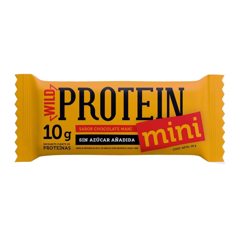 WILD PROTEIN - Barra de Proteína Sabor Chocolate Maní Wild Protein 30 g