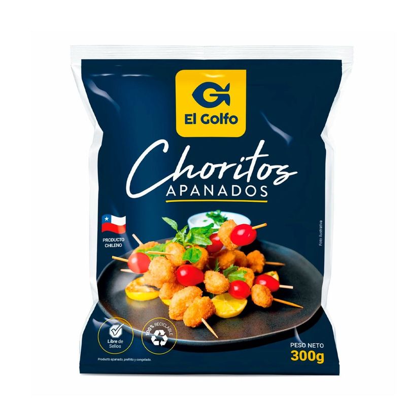 EL GOLFO - Choritos Apanados Congelados El Golfo 300 g
