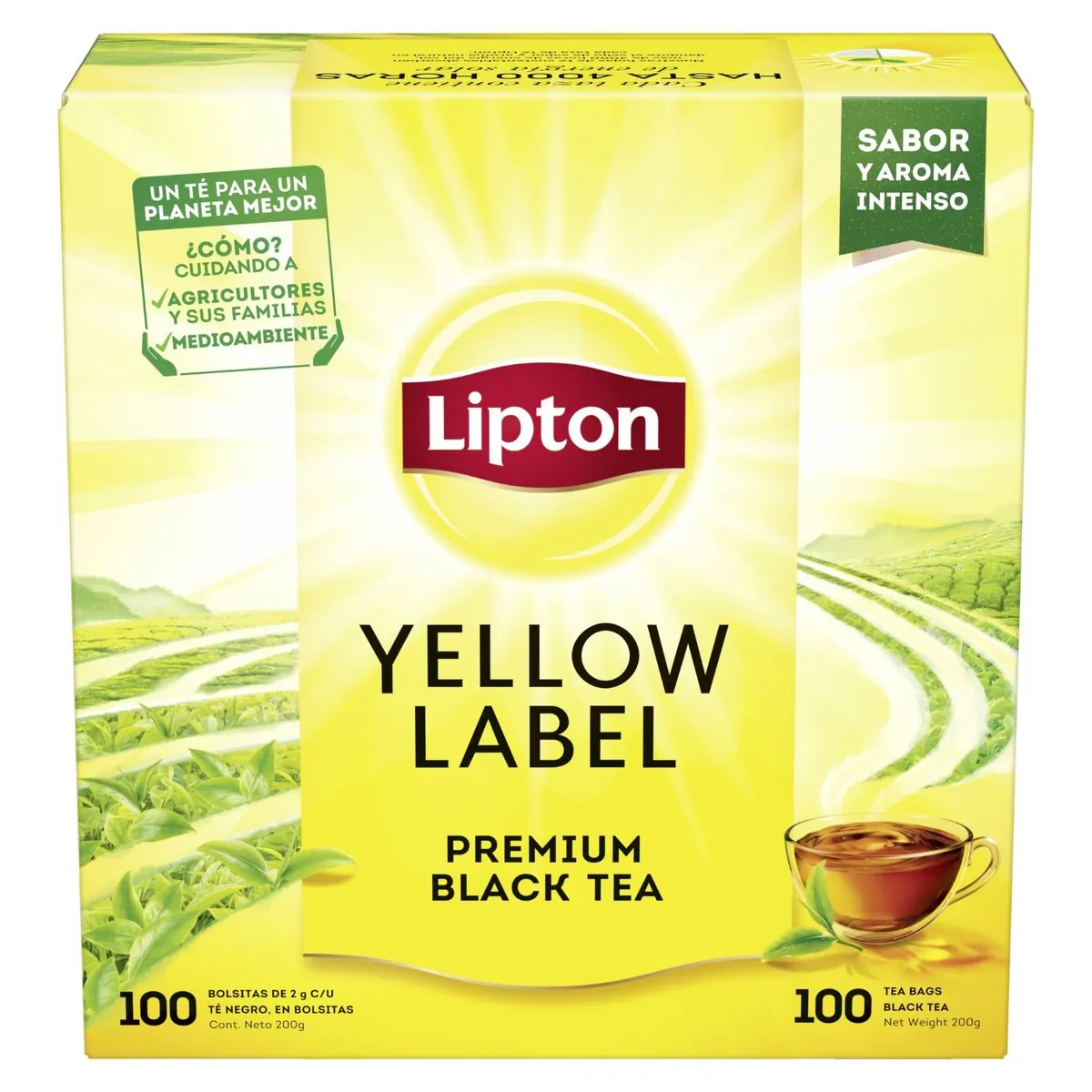 LIPTON - Té Negro Yellow Label Lipton 100 Un