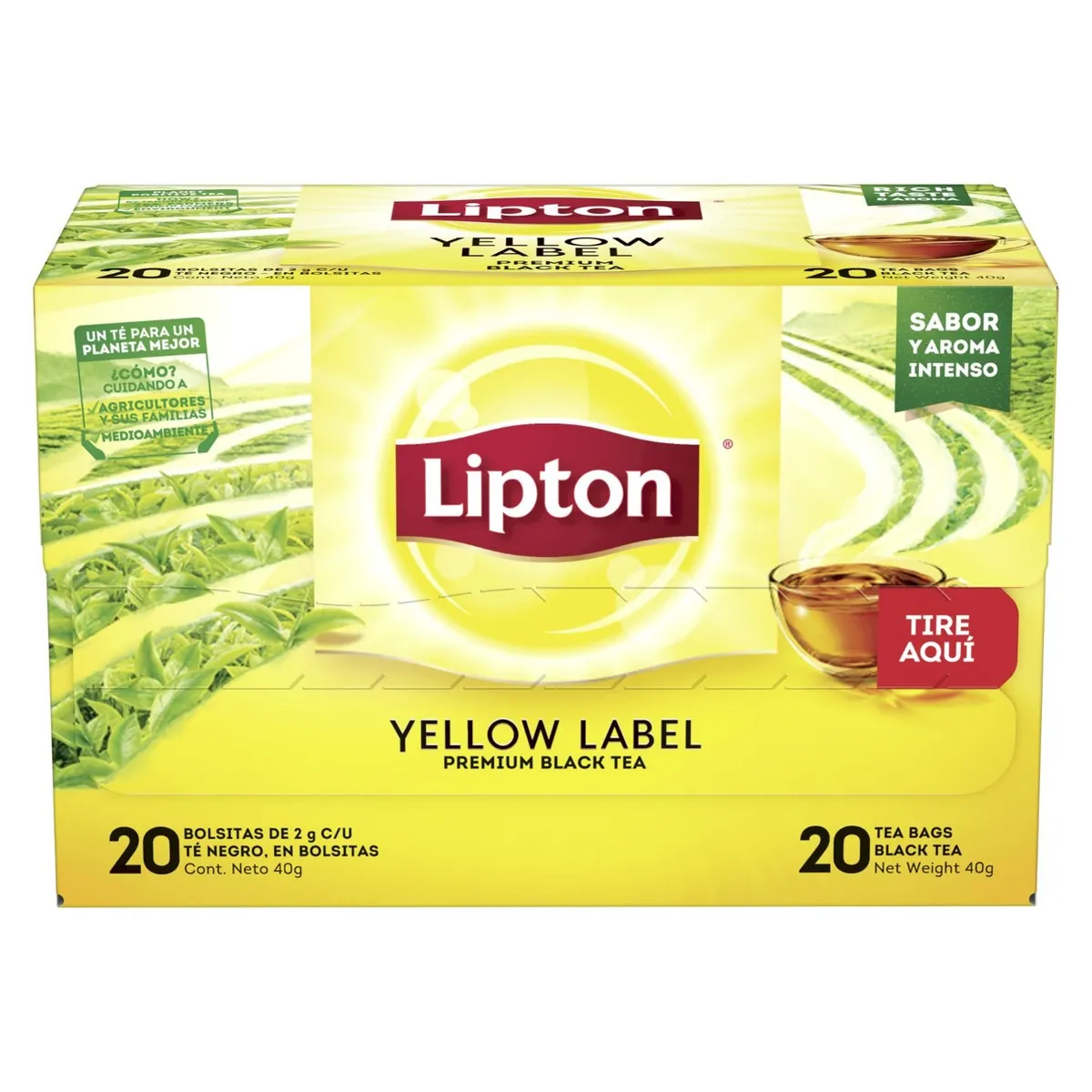 LIPTON - Té Negro Yellow Label Lipton 20 Un