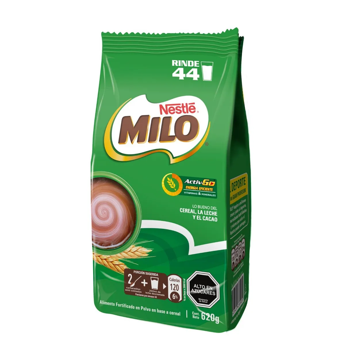 MILO - Saborizante en Polvo Milo Activ-Go Sabor Chocolate 620 g